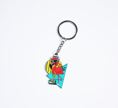 Dale Flamingo Keychain